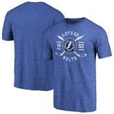NHL Tampa Bay Lightning Hometown Collection Tri-Blend T-Shirt - Blue