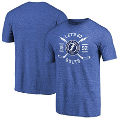 NHL Tampa Bay Lightning Hometown Collection Tri-Blend T-Shirt - Blue