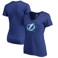NHL Tampa Bay Lightning Women's Fan Favorite Team Slogan V-Neck T-Shirt - Blue