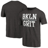 Brooklyn Nets Brick Work Hometown Collection Tri-Blend T-Shirt Black