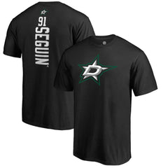 NHL Tyler Seguin Dallas Stars Backer Name & Number T-Shirt - Black
