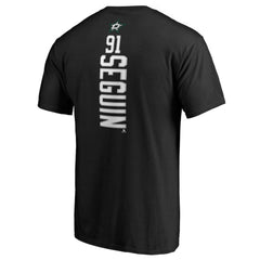 NHL Tyler Seguin Dallas Stars Backer Name & Number T-Shirt - Black