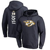 NHL Roman Josi Nashville Predators Backer Name & Number Pullover Hoodie - Navy