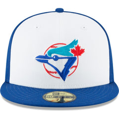 Toronto Blue Jays New Era Cooperstown Collection Wool 59FIFTY Fitted Hat - White Hats