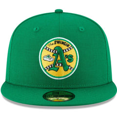 Athletics New Era Cooperstown Collection Wool 59FIFTY Fitted Hat - Green Hats