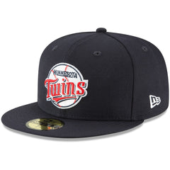 Minnesota Twins New Era Cooperstown Collection Wool 59FIFTY Fitted Hat - Navy Hats