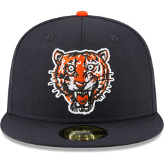 Detroit Tigers New Era Cooperstown Collection Wool 59FIFTY Fitted Hat - Navy Hats