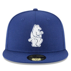 Chicago Cubs New Era Cooperstown Collection Wool 59FIFTY Fitted Hat - Royal Hats