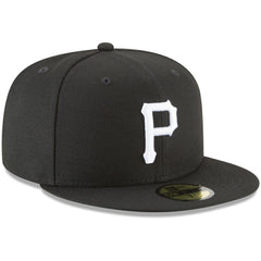 Pittsburgh Pirates New Era 59FIFTY Fitted Hat - Black Hats