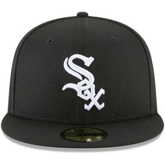 Chicago White Sox New Era 59FIFTY Fitted Hat - Black Hats