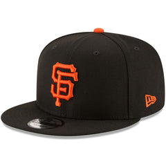 San Francisco Giants New Era Team Color 9FIFTY Snapback Hat - Black Hats