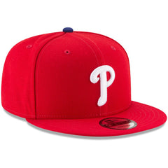 Philadelphia Phillies New Era Team Color 9FIFTY Snapback Hat - Red Hats