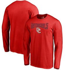 Washington Nationals Cooperstown Collection Wahconah Long Sleeve T-Shirt - Red T-shirts