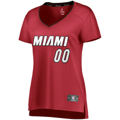 NBA Miami Heat Women's Fast Break Replica Custom Jersey Wine - Statement Edition