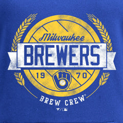 Milwaukee Brewers Hometown Collection Barrel Men T-Shirt - Royal T-shirts