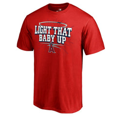 Los Angeles Angels Hometown Collection Light That Baby Up T-Shirt - Red Hats