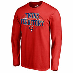 Minnesota Twins Hometown Collection Twins Territory Long Sleeve T-Shirt - Red T-shirts