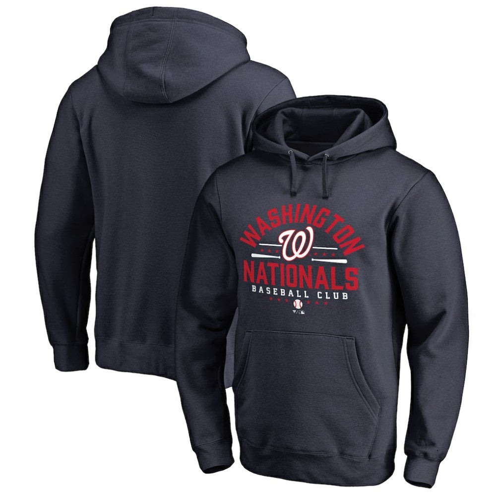 Washington Nationals Hometown Collection Nats Lockup Pullover Hoodie - Navy Hoodies