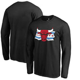 Chicago Bulls Hometown Collection Chicago Flag Long Sleeve T-Shirt Black