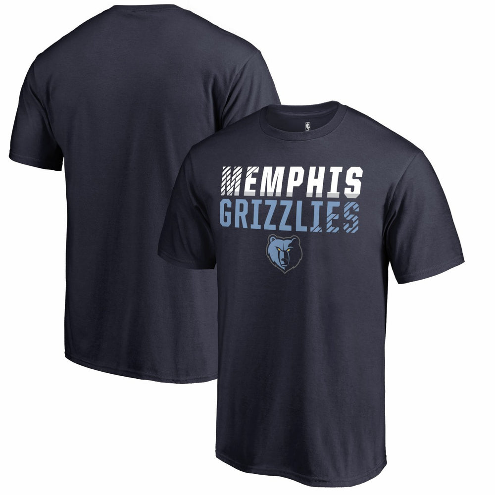 Memphis Grizzlies Fade Out T-Shirt Navy