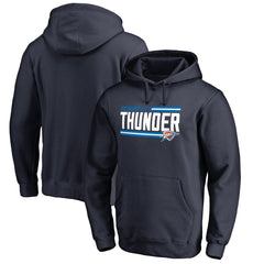 Oklahoma City Thunder Onside Stripe Pullover Hoodie Navy