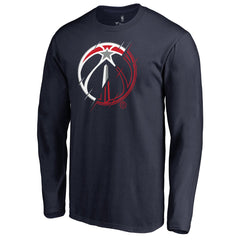 Washington Wizards X-Ray Long Sleeve T-Shirt Navy