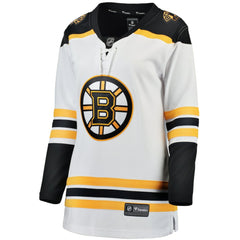 NHL Boston Bruins Fanatics Women's Away Breakaway Jersey - White