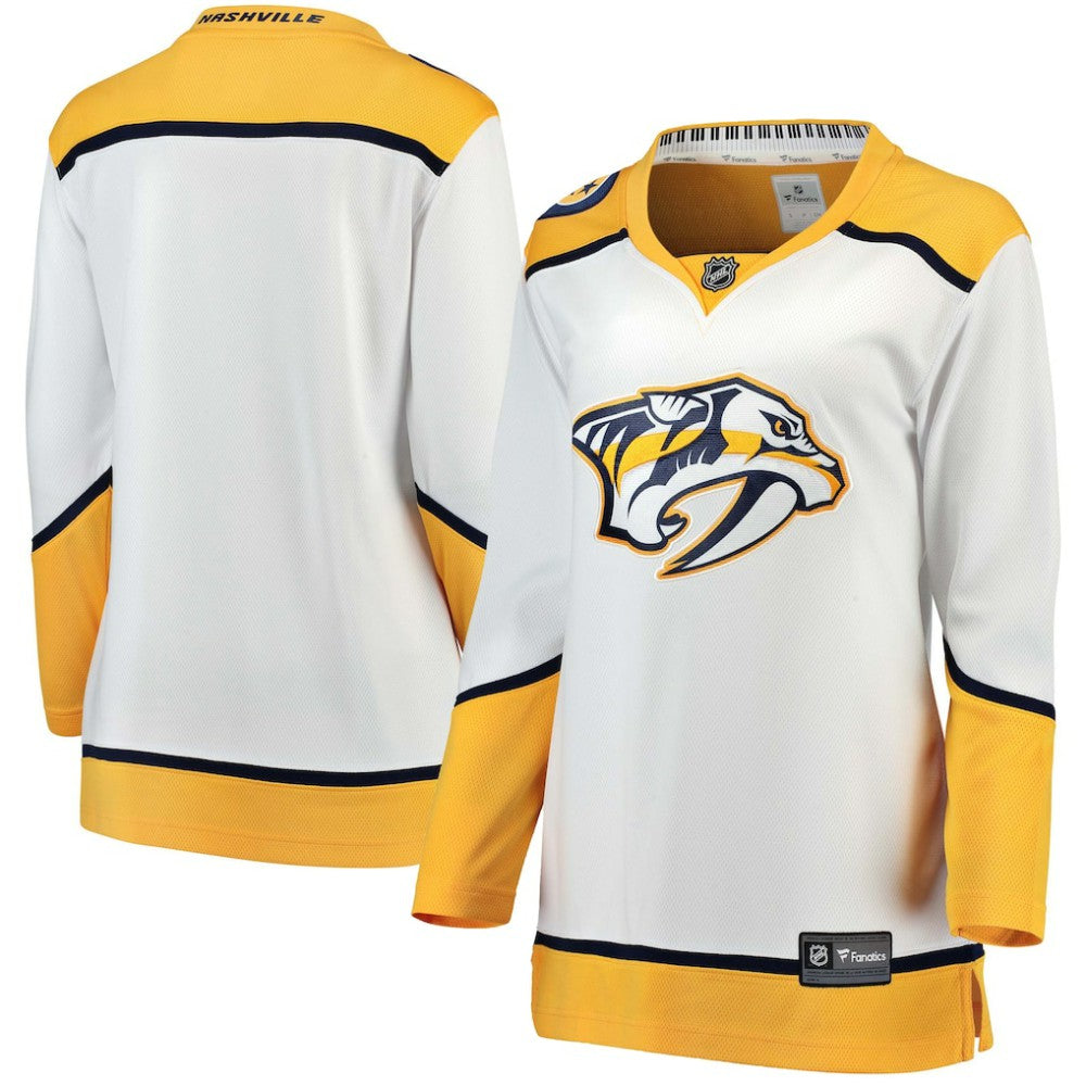 NHL Nashville Predators Fanatics Women's Away Breakaway Jersey - White
