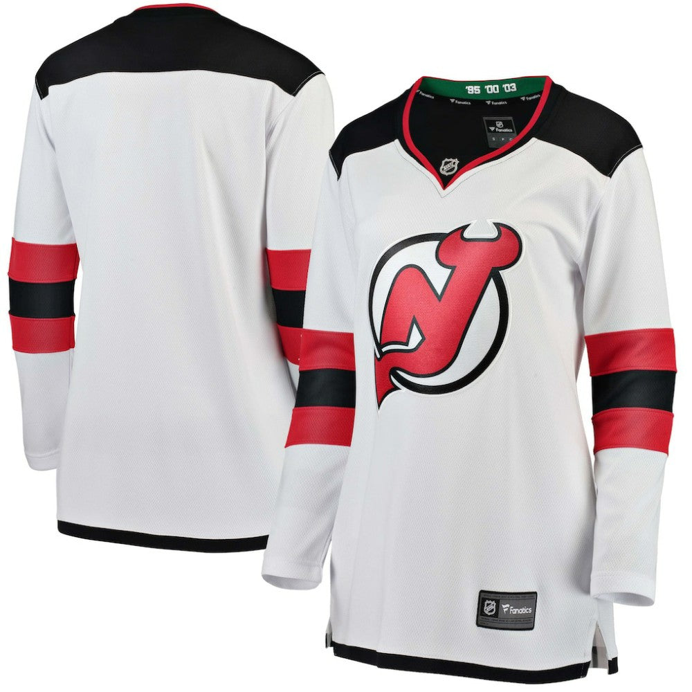 NHL New Jersey Devils Fanatics Women's Away Breakaway Jersey - White