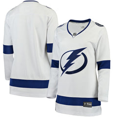NHL Tampa Bay Lightning Fanatics Women's Away Breakaway Jersey - White