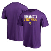 Minnesota Vikings Iconic Collection Fade Out T-Shirt Purple