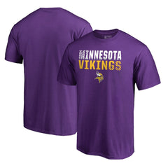 Minnesota Vikings Iconic Collection Fade Out T-Shirt Purple