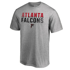 Atlanta Falcons Iconic Collection Fade Out T-Shirt Ash