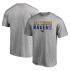 Baltimore Ravens Iconic Collection Fade Out T-Shirt Ash
