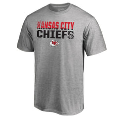 Kansas City Chiefs Iconic Collection Fade Out T-Shirt II Heather Gray