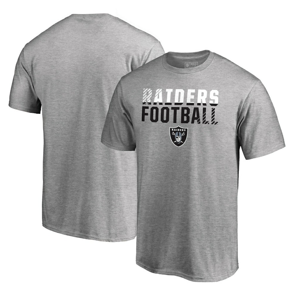 Las Vegas Raiders Iconic Collection Fade Out T-Shirt Ash