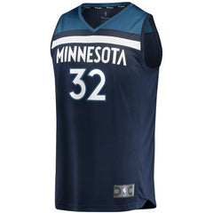 NBA Karl-Anthony Towns Minnesota Timberwolves Fast Break Replica Player Jersey Navy - Icon Edition