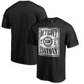Detroit Pistons Black Court Vision T-Shirt