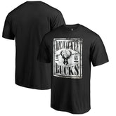 Milwaukee Bucks Black Court Vision T-Shirt