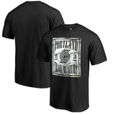 Portland Trail Blazers Black Court Vision T-Shirt