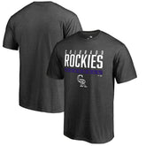 Colorado Rockies Win Stripe T-Shirt - Ash T-shirts