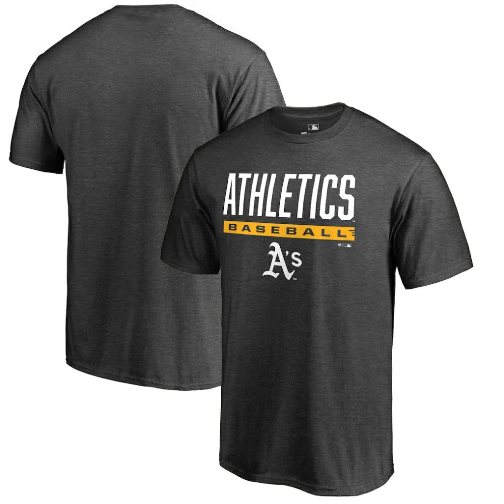 Athletics Win Stripe T-Shirt - Ash T-shirts