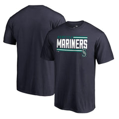 Seattle Mariners Onside Stripe T-Shirt - Navy T-shirts