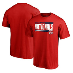 Washington Nationals Onside Stripe T-Shirt - Red T-shirts
