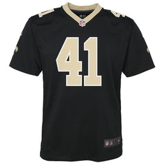 NFL Alvin Kamara New Orleans Saints Youth Game Jersey - Black