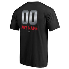 NHL,Custom New York Rangers Personalized Midnight Mascot T-Shirt - Black