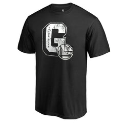 Golden State Warriors Letterman T-Shirt Black