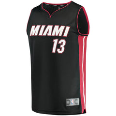 NBA Bam Adebayo Miami Heat Fast Break Replica Player Jersey - Icon Edition - Black