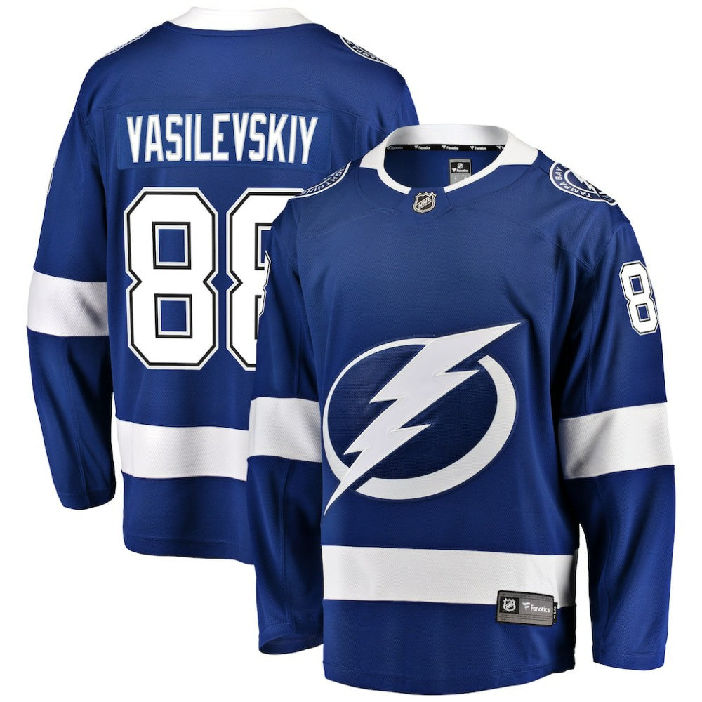 NHL Andrei Vasilevskiy Tampa Bay Lightning Fanatics Home Breakaway Player Jersey - Blue