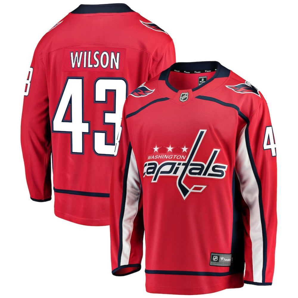 NHL Tom Wilson Washington Capitals Fanatics Home Breakaway Player Jersey - Red